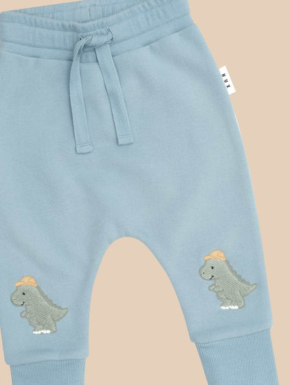 Huxbaby CONSTRUCTION DINO DROP CROTCH PANT Huxbaby