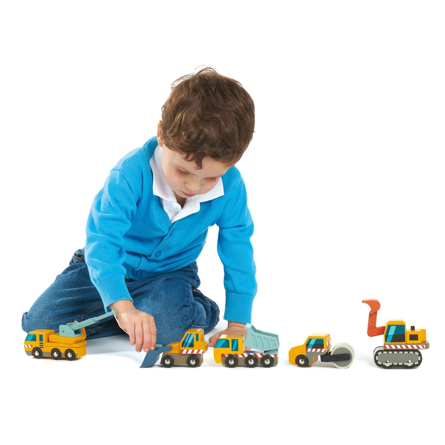 Construction Site Tender Leaf Toys