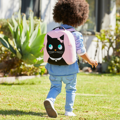 Dabbawalla Bags - Harness Toddler Backpack - Kitty Dabbawalla Bags