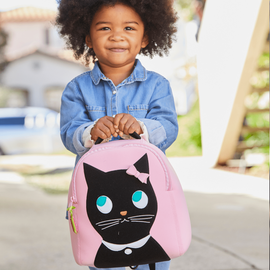 Dabbawalla Bags - Harness Toddler Backpack - Kitty Dabbawalla Bags