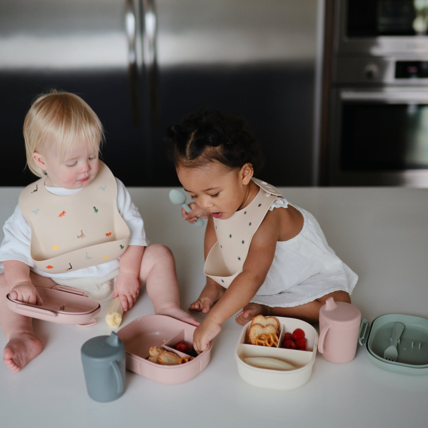 Silicone Baby Bib mushie