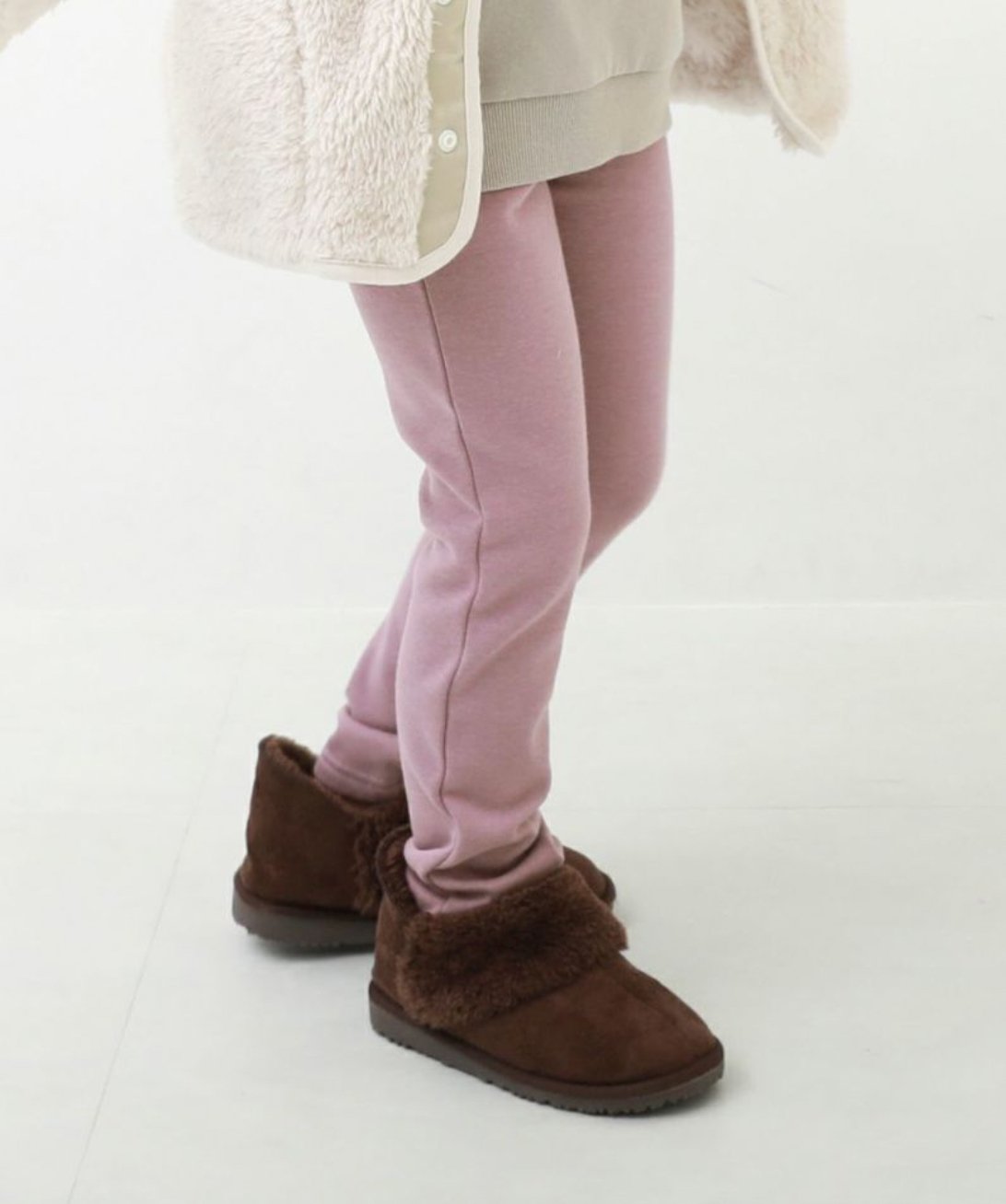 Devirock RICH WARM fleece lining stretch pants - D Lavendar other brands