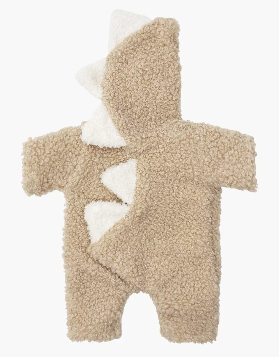 Minikane Little Costumes Baby Dino Jumpsuit &amp; Booties – Beige