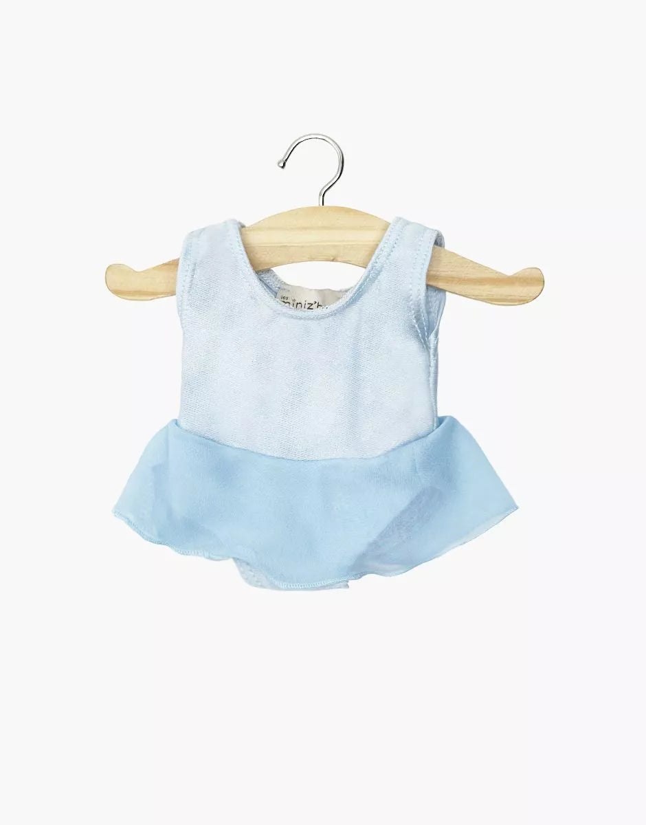 Minikane Ludmila Doll Ballet Leotard in Sky Blue