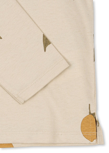 Konges Sløjd DREY LS TEE GOTS - MON GRAND CITRON Konges Sløjd