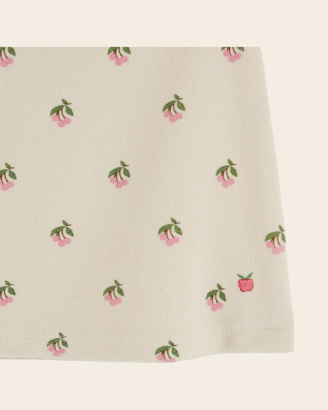 Emile et Ida Baby Cherry Terry Dress – Organic Cotton Baby Girl Dress Emile et ida