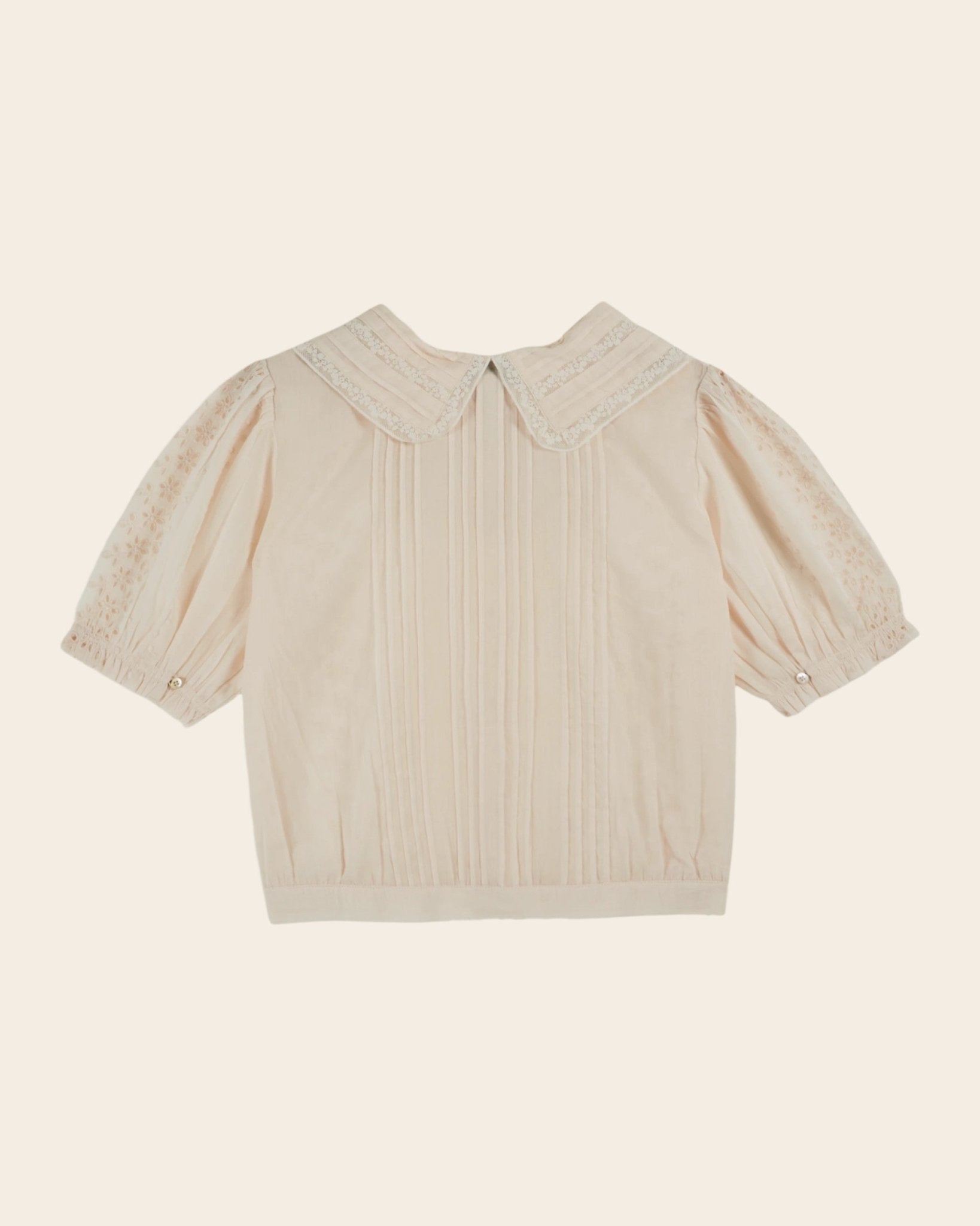 Emile et Ida Blouse - Brodé dentelle crème Emile et Ida