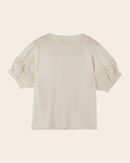 Emile et Ida Blouse - Vintage dentelle crème Emile et Ida