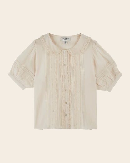 Emile et Ida Blouse - Vintage dentelle crème Emile et Ida