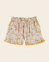 Emile et Ida Floral Rose Cotton Shorts – Girls Summer Ruffle Shorts Emile et ida