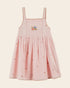 Emile et Ida Pink Floral Embroidered Gauze Dress – Cotton Girls Summer Dress Emile et ida