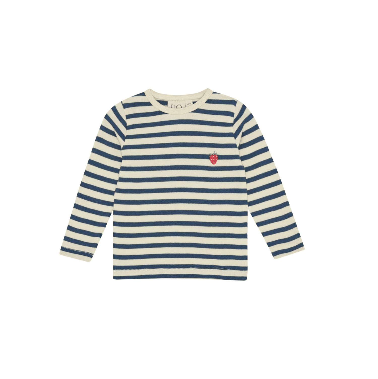 Flöss Abby LS Blouse Stripe - Soft White/Orchid