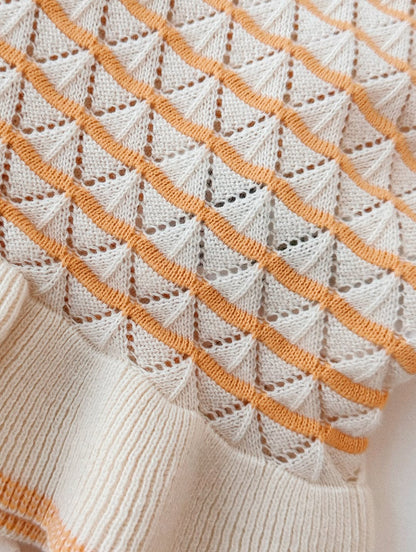 Fub - Baby Pointelle Top Ecru/Butter FUB