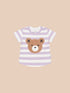 Huxbaby Furry Hux Orchid Stripe T-Shirt Huxbaby