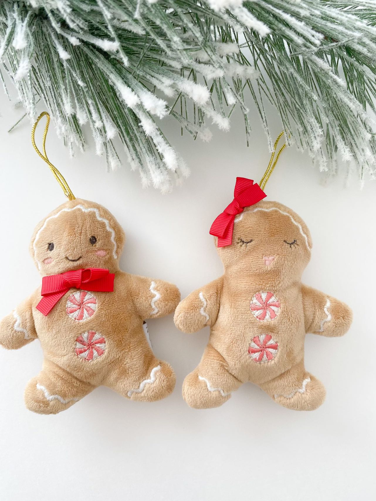 Gingerbread Couple Ornaments MON AMI