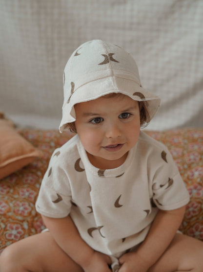 Gold Midnight Terry Bucket Sun Hat Organic Zoo