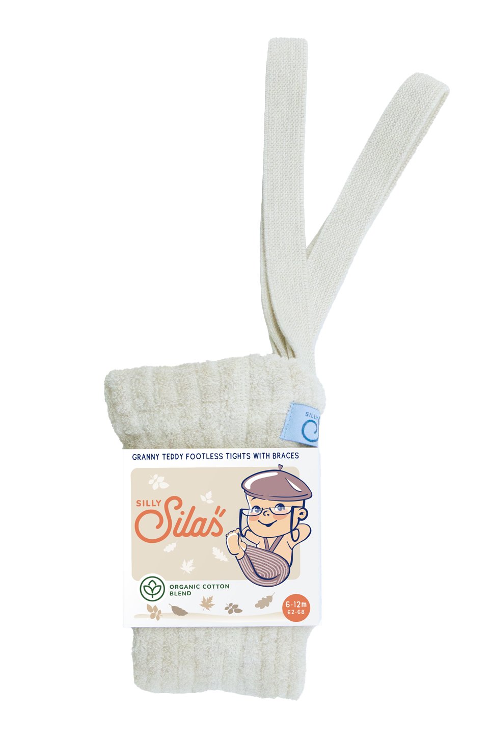 Silly Silas Granny Teddy Cream Blend Footless Silly Silas