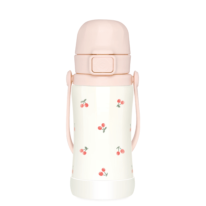 Grosmimi Stainless Steel Tumbler - 10oz (300ml): Cherry Peach Grosmimi