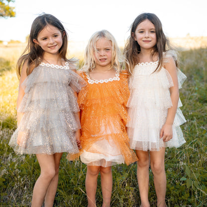Harper Layered Dress - White Petite Hailey