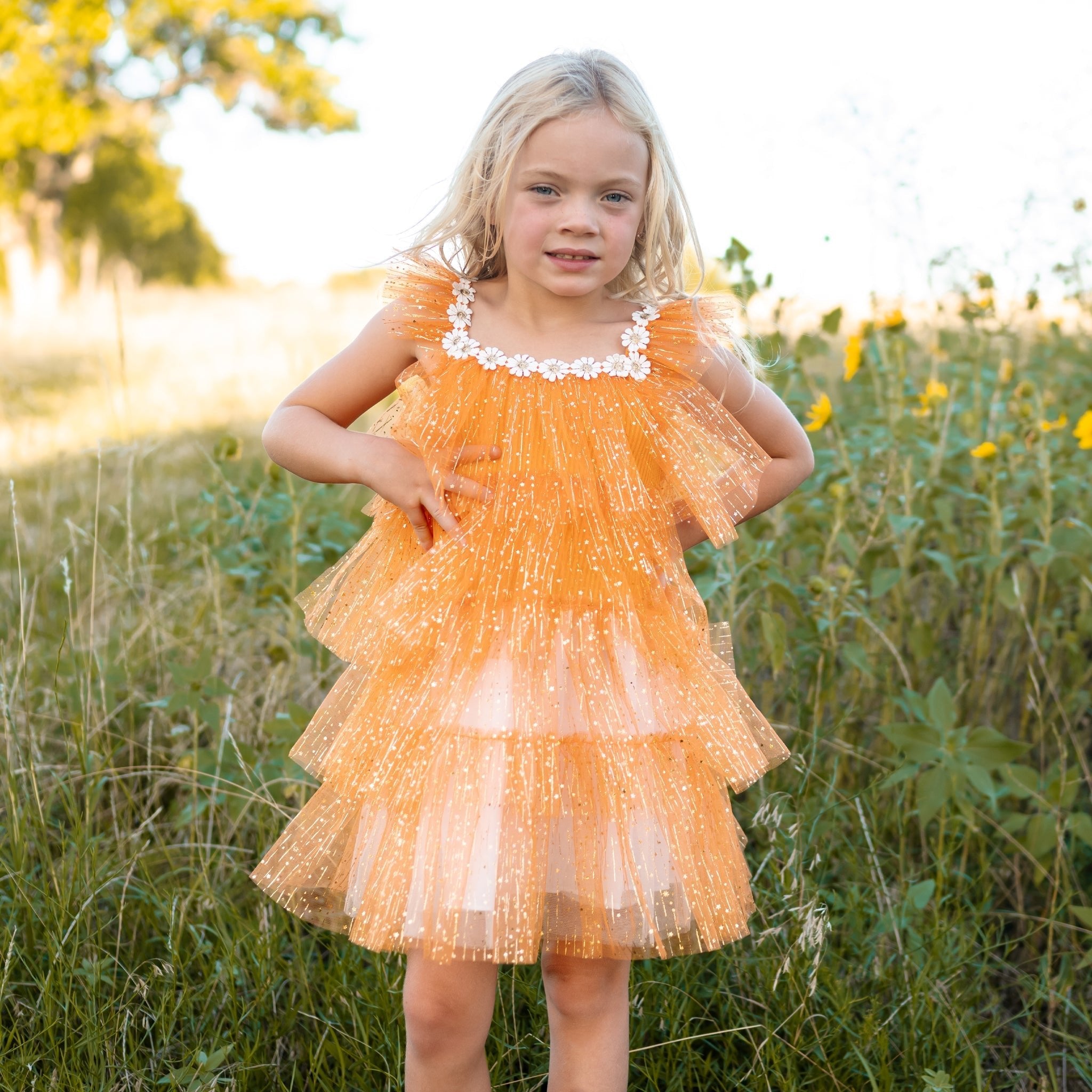 Harper Layered Dress - White Petite Hailey