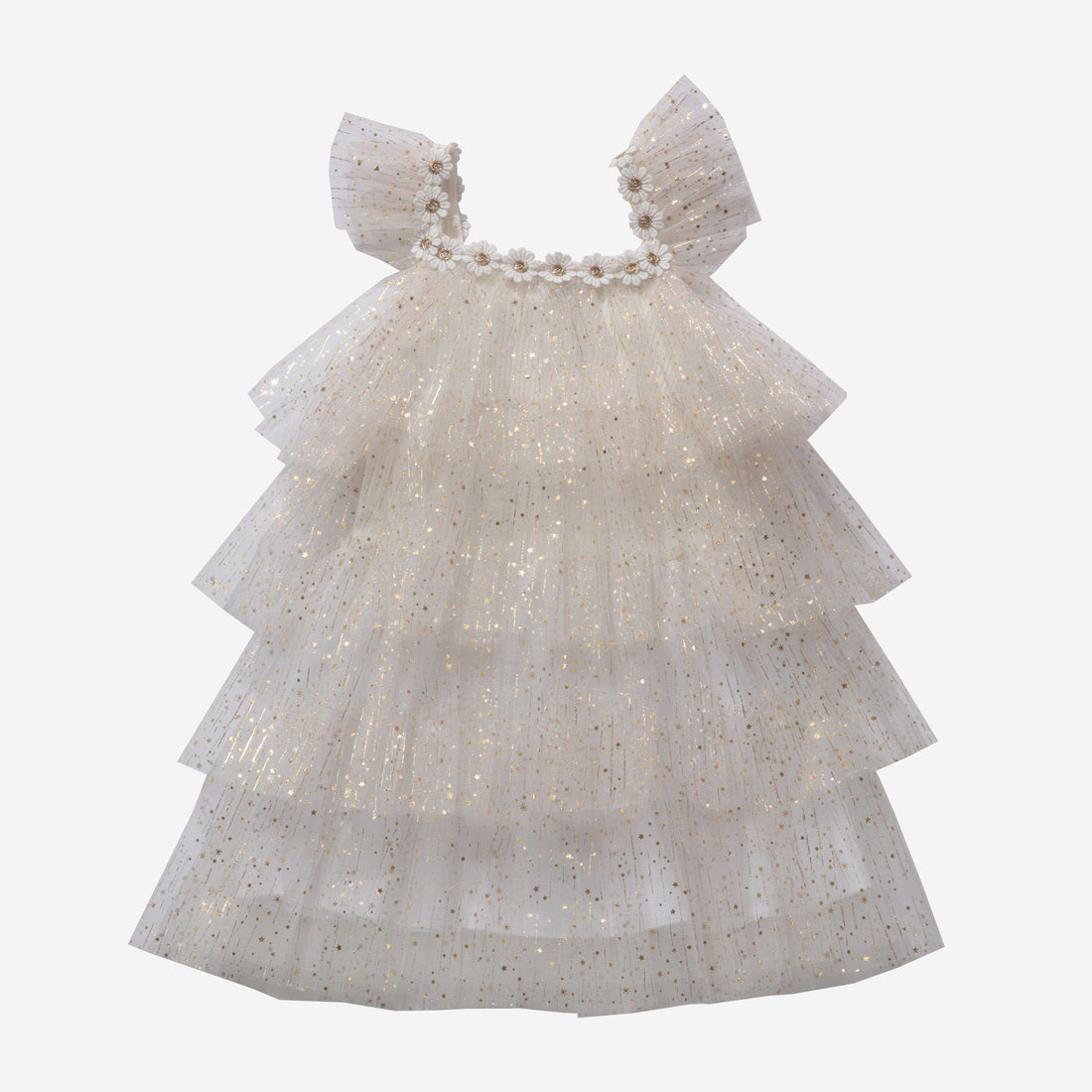 Harper Layered Dress - White Petite Hailey