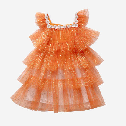 Harper Layered Dress - White Petite Hailey