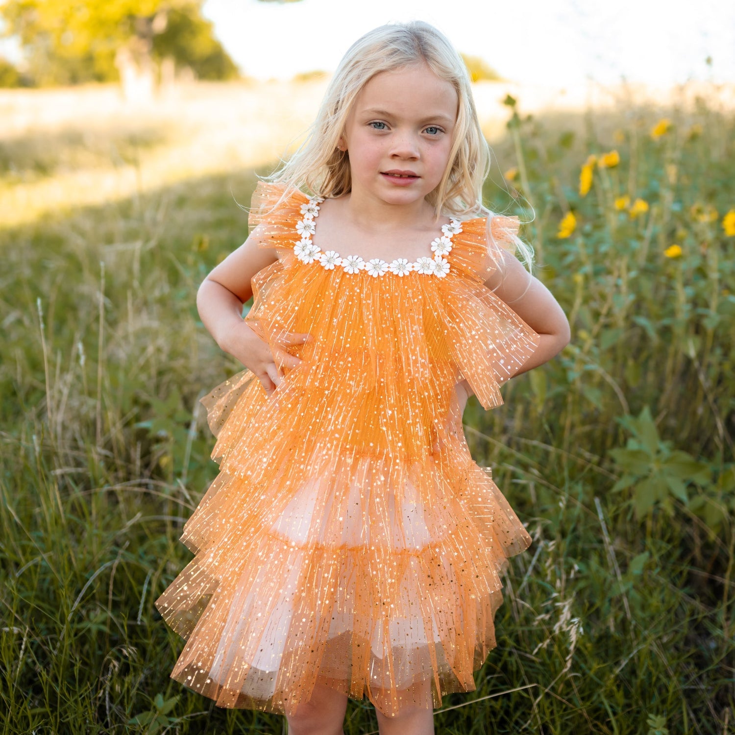 Harper Layered Dress - White Petite Hailey