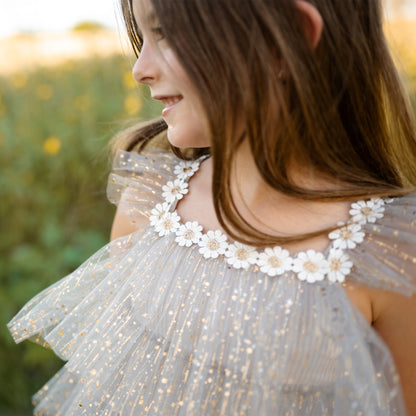 Harper Layered Dress - White Petite Hailey