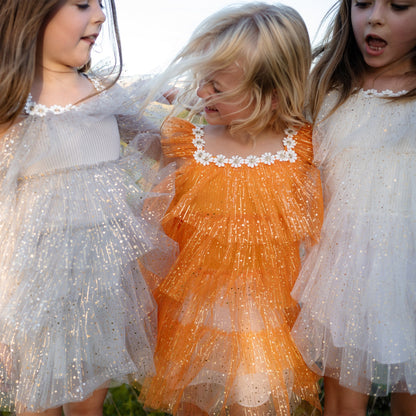 Harper Layered Dress - White Petite Hailey