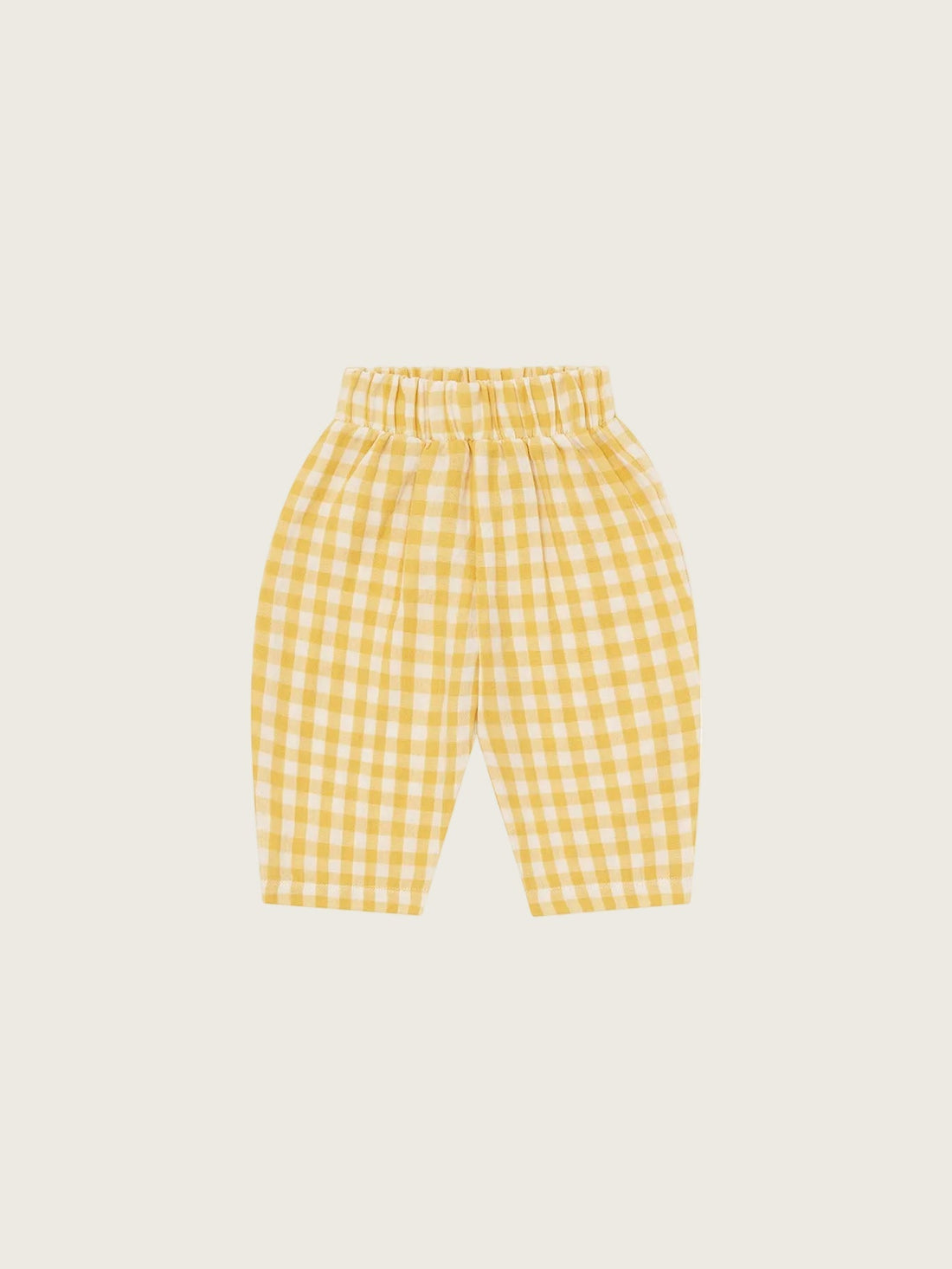 Honeycomb Gingham Fisherman Pants Organic Zoo