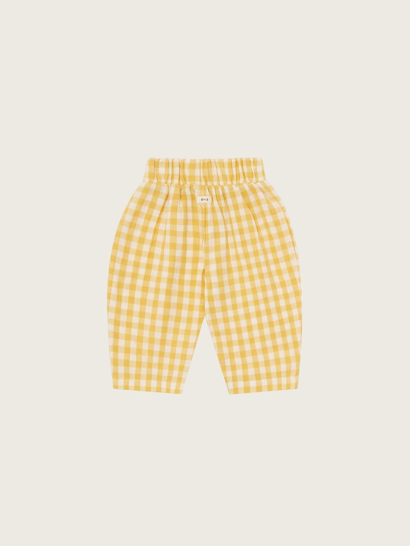 Honeycomb Gingham Fisherman Pants Organic Zoo
