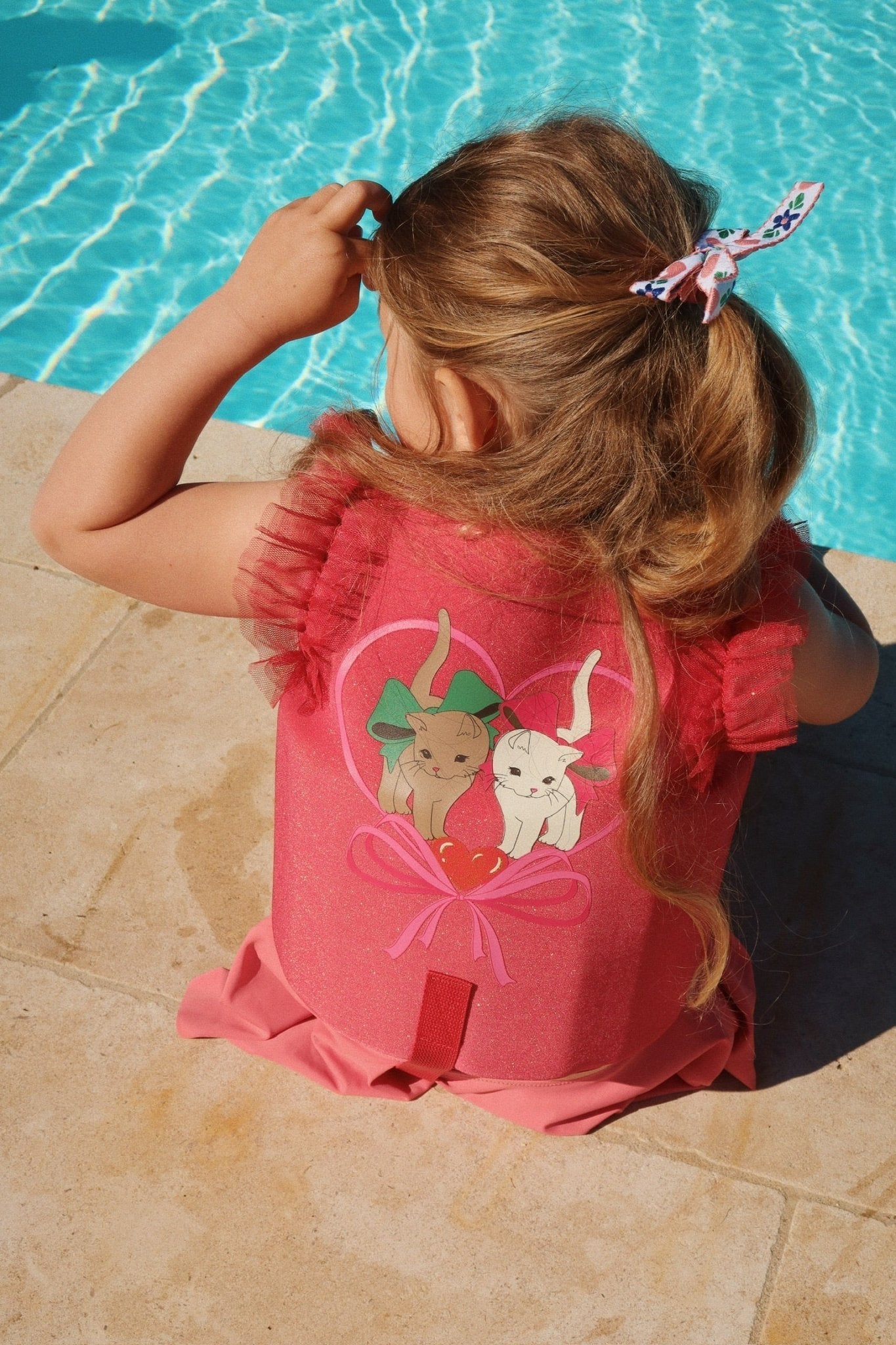 Konges Sløjd THALIA SWIM VEST - viva magenta
