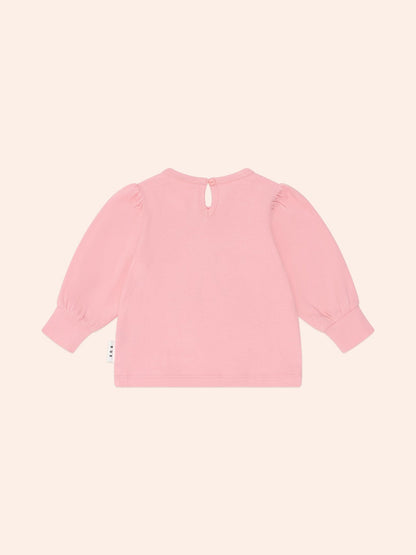 Huxbaby Cherry Bow Puff Sleeve Top Huxbaby
