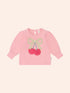 Huxbaby Cherry Bow Puff Sleeve Top Huxbaby