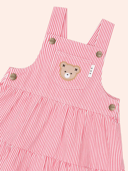 Huxbaby Classic Stripe Tiered Pinafore Huxbaby