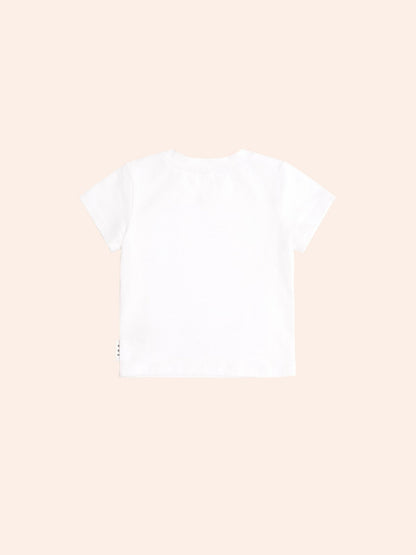 Huxbaby Furry Huxbear White Tee Huxbaby