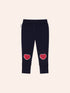 Huxbaby I Heart U Leggings – Navy Heart Knee Leggings Huxbaby
