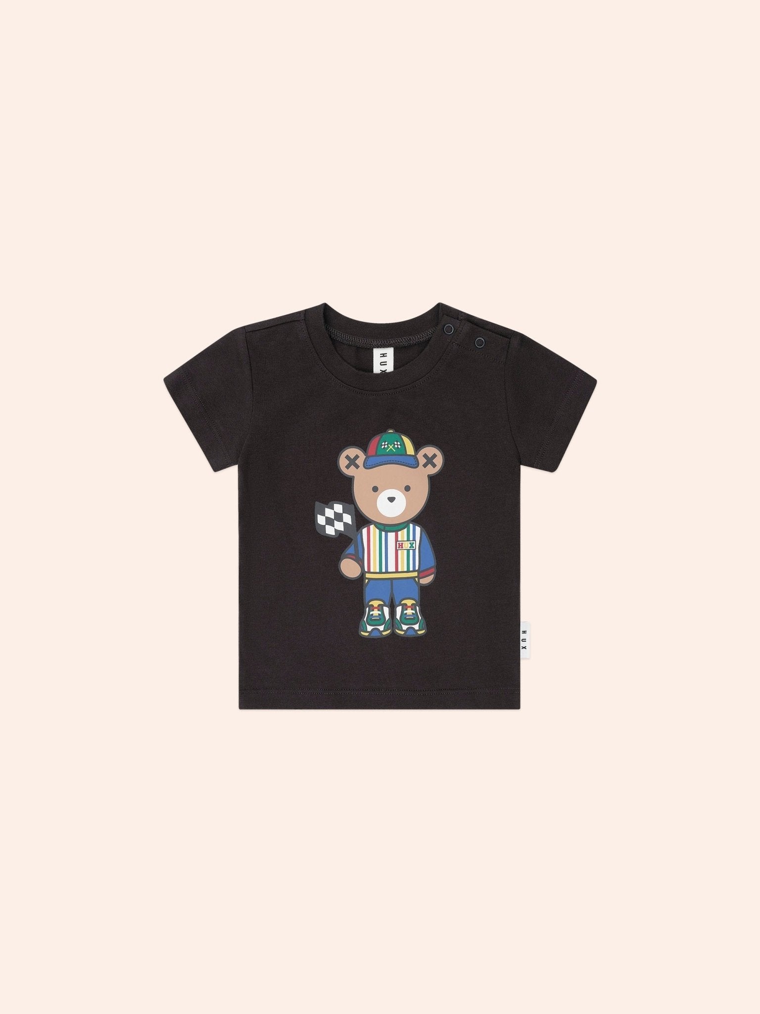 Huxbaby Motosport Hux Black Tee Huxbaby