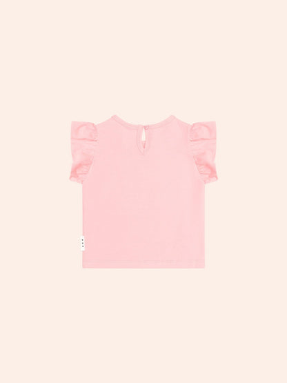 Huxbaby Whimsical Rainbow Frill Sleeve Tee Huxbaby