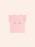 Huxbaby Whimsical Rainbow Frill Sleeve Tee Huxbaby