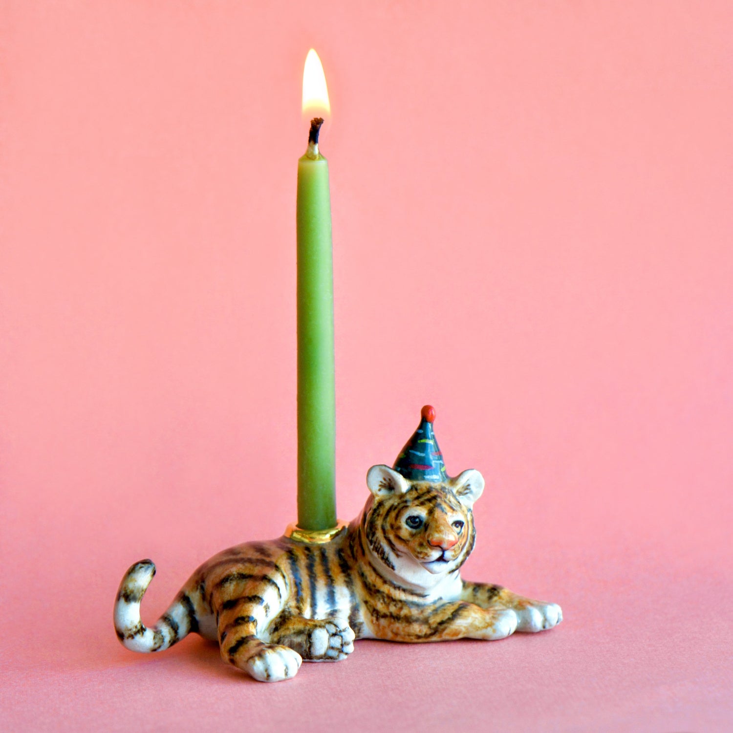 Camp Hollow Tiger Candle Holder
