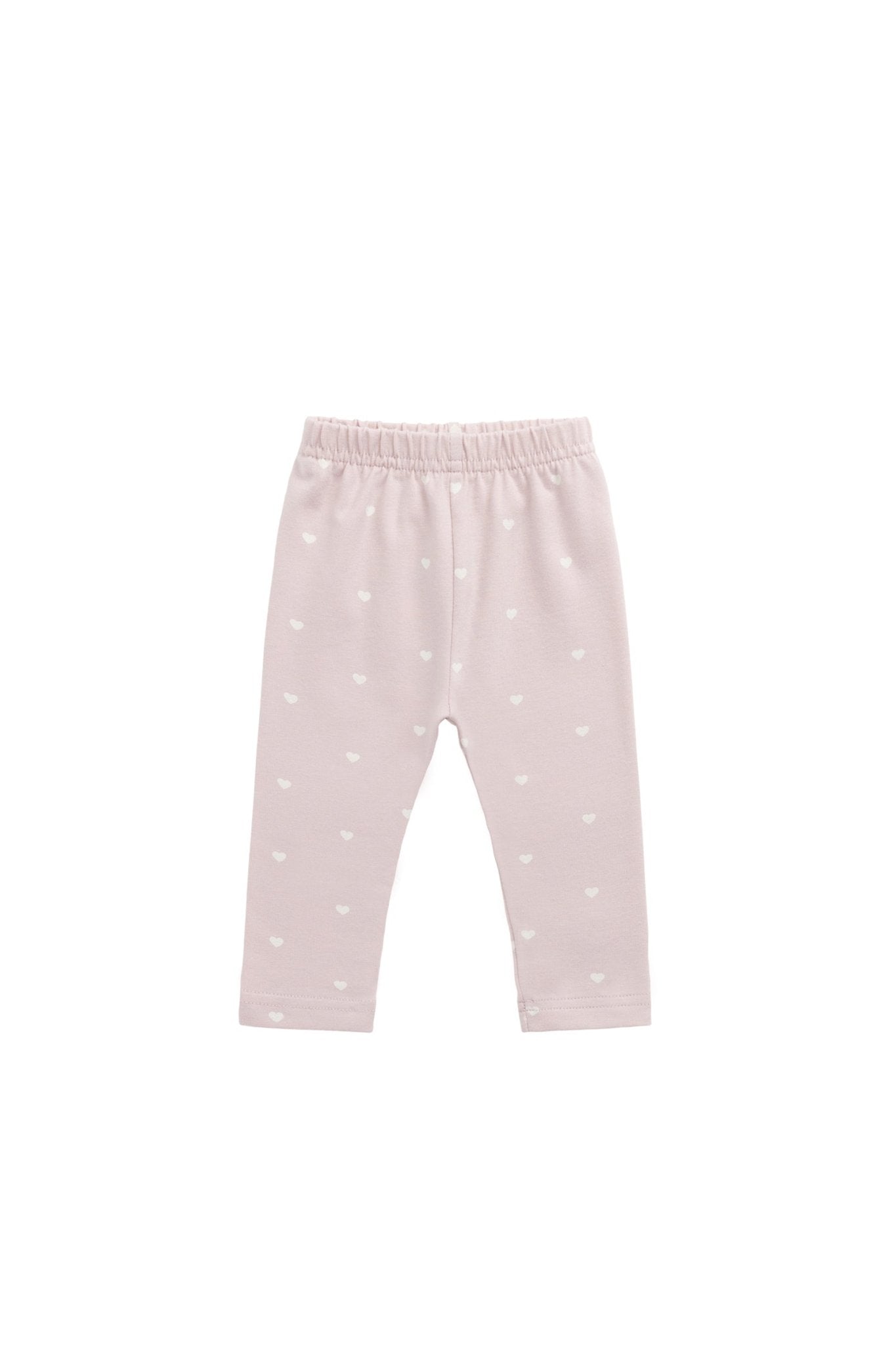 Jamie Kay Organic Cotton Everyday Legging - Petite Heart Old Rose Jamie Kay