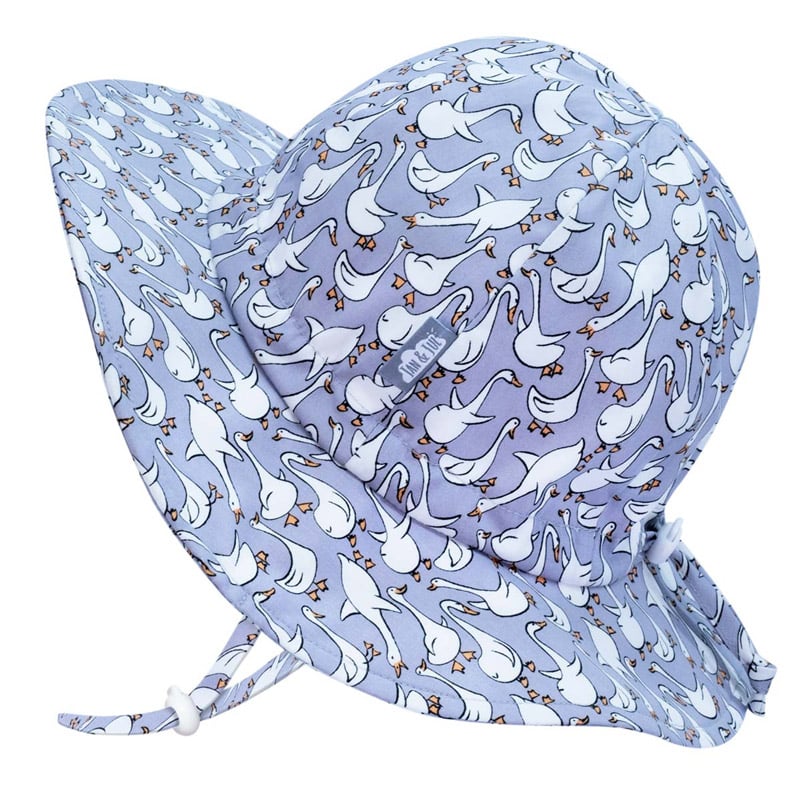 Jan &amp; Jul Jan &amp; Jul Kids Cotton Floppy Hats - Goose Jan &amp; Jul