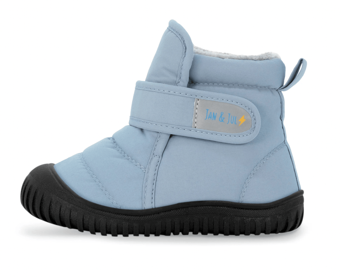 Jan &amp; Jul Jan&amp; Jul Kids Insulated Ankle Boots | Dusty Blue Jan &amp; Jul