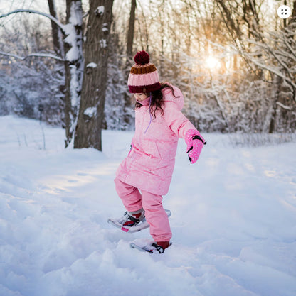 Jan &amp; Jul Kids Fleece Lined Rain Pants | Dusty Pink Jan &amp; Jul