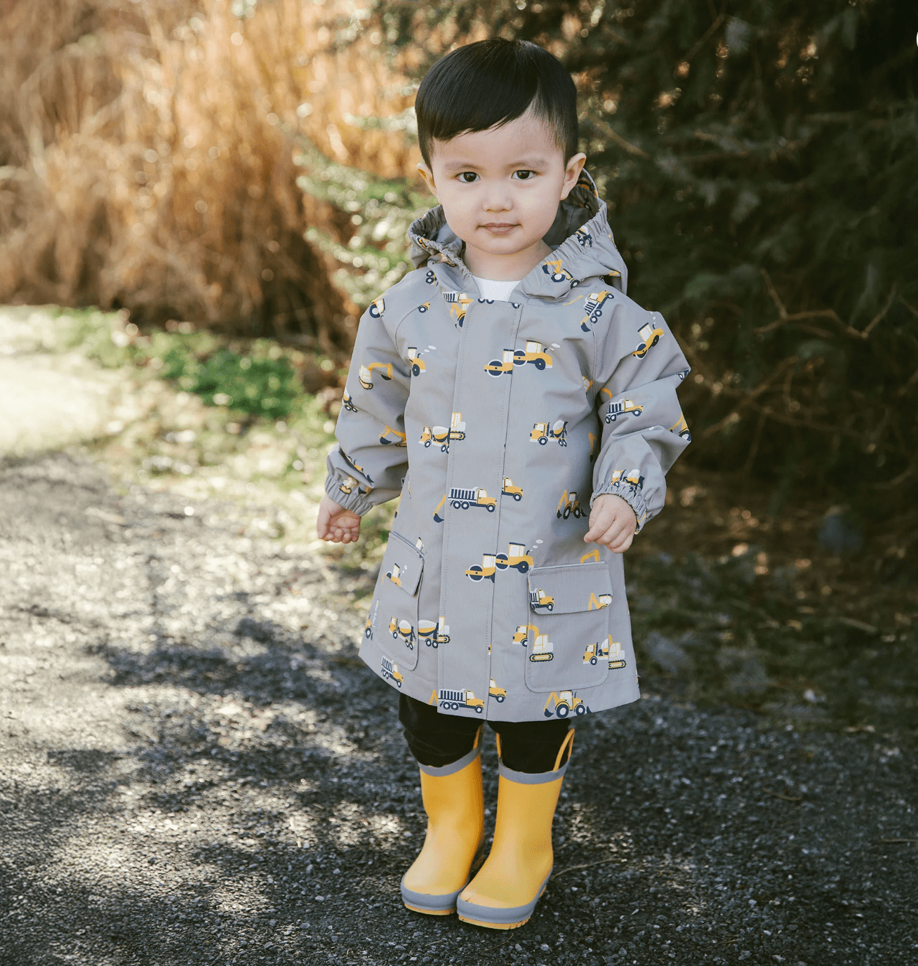 Jan &amp; Jul Kids Shell Jacket | Grey Construction Jan &amp; Jul