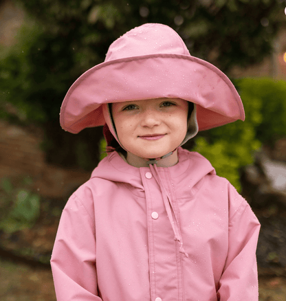 Jan &amp; Jul Kids Waterproof Rain Hats | Dusty Pink Jan &amp; Jul