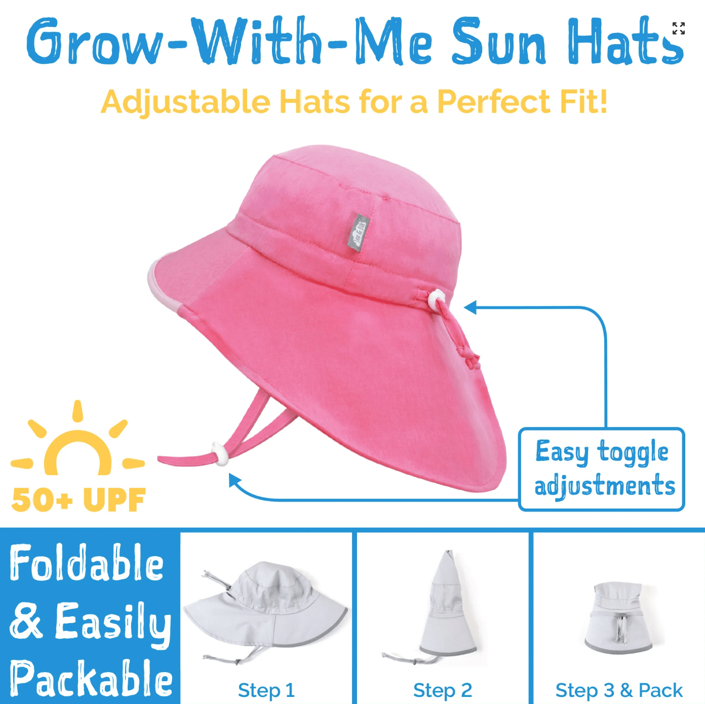Jan &amp; Jul Pink Ice Crema Aqua - Dry Adventure Hat Jan &amp; Jul