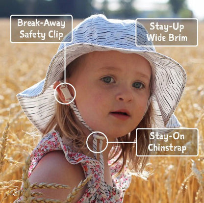 Jan &amp; Jul Kids’ Cotton Floppy Sun Hat | Yellow Pineapple Jan &amp; Jul