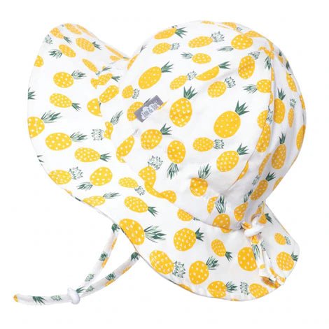 Jan &amp; Jul Kids’ Cotton Floppy Sun Hat | Yellow Pineapple Jan &amp; Jul